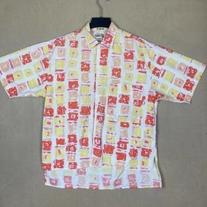 Heet Sportswear Men‎ S Button Up Short Sleeve Shirt Vintage Chest Pocket